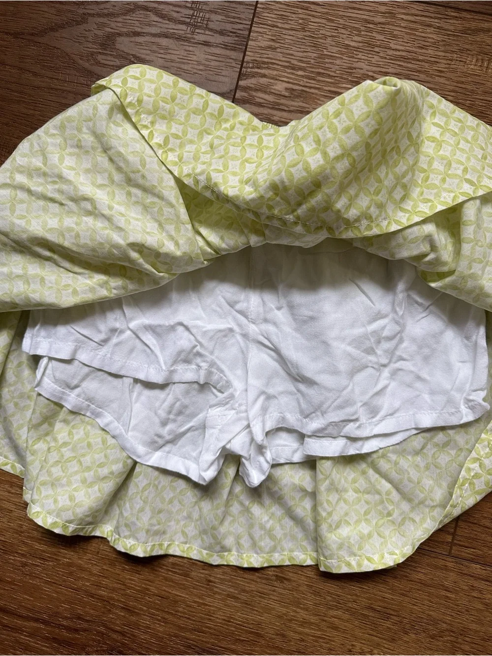 abercrombie kids Lime Skort